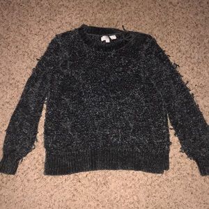 blackish gray LOFT sweater